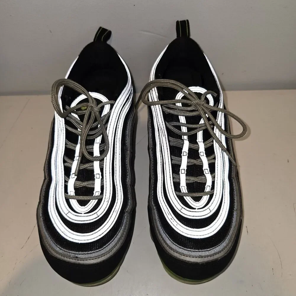 Nike Air VaporMax 97 “Neon, Volt” AJ7291 001 Size 10